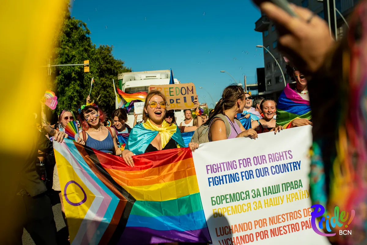 Pride Barcelona - vibrant celebration in the sun-drenched streets of the Gayxample