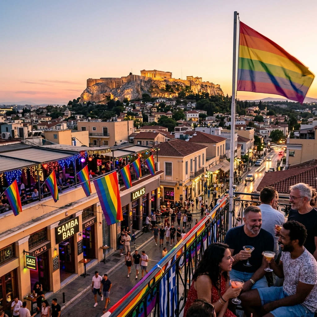 Sodade2 Athens gay bar exterior