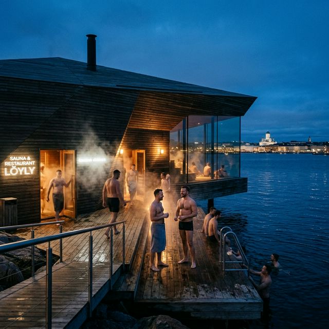 ヘルシンキのモダンなデザインサウナ Löyly