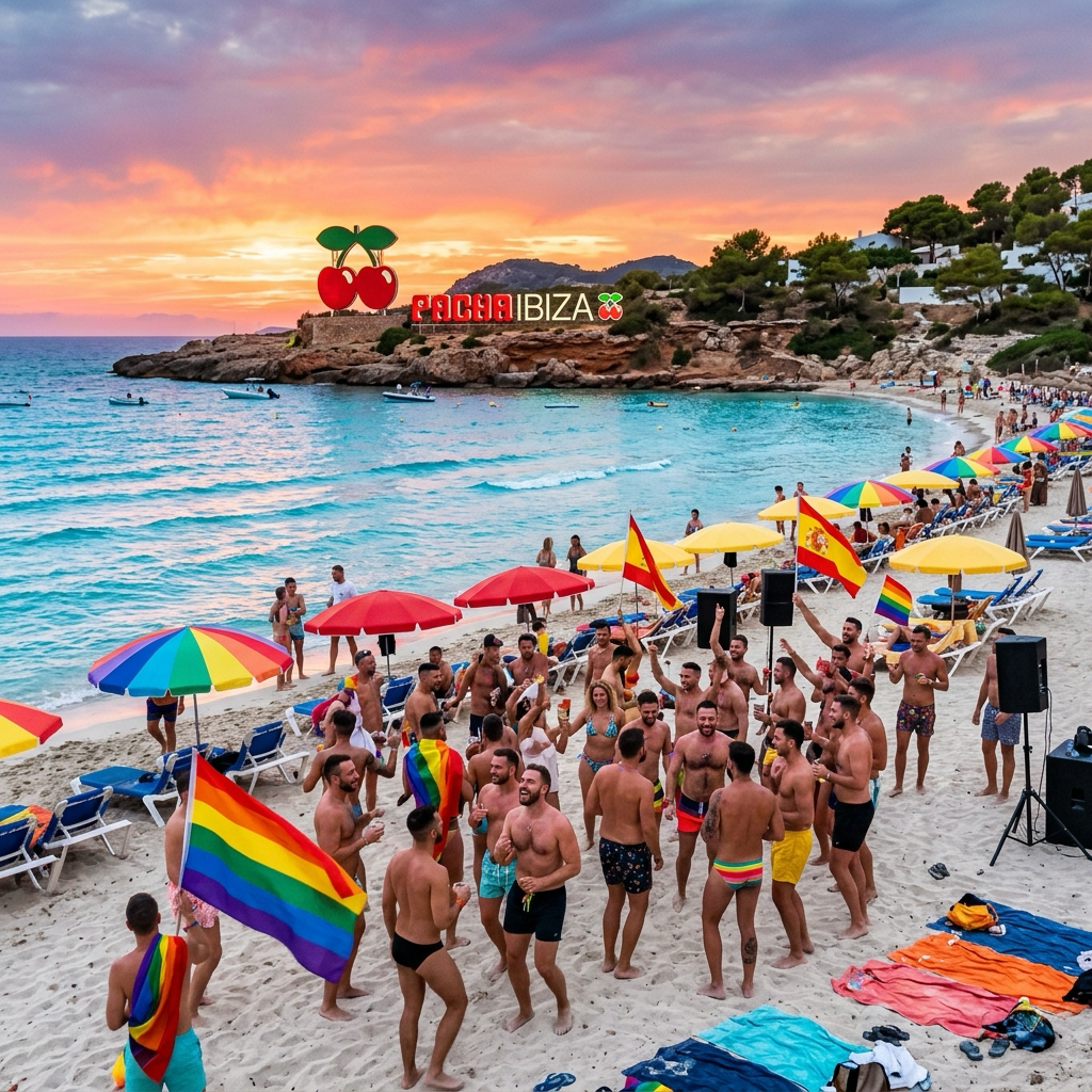 Es Cavallet Beach Ibiza gay beach