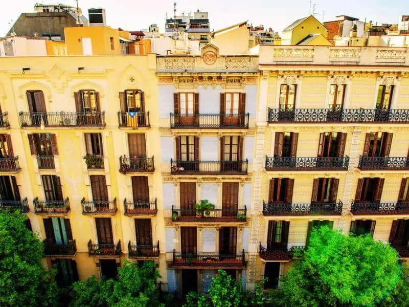 Barcelona Eixample district - stunning Modernista architecture in the Gayxample